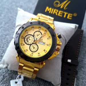 MIRETE ORI Jam Tangan Pria Tahan Air | Exclusive Kotak Batrai Serap