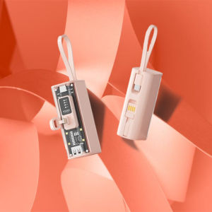 With this power bank  no longer need to bring a data cable when going out  2024 New Portable Fashion Power Bank 20000 mAh Mini Powerbank  Led Power display  LED light Electronic fashion items（20000mah   Portable  Large-Capacity   LED Light  20000MAH  300