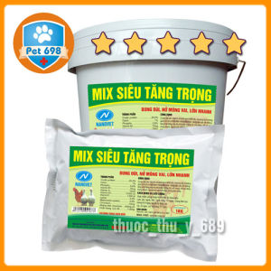 1kg MIX SIÊU TĂNG TRỌNG vỗ béo vật nuôi nâng cao sức đề kháng PET-698