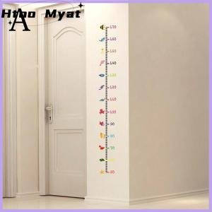 tantuoye สติกเกอร์ติดผนังรูปหัวใจแผนภูมิวัดความสูงสำหรับทารกใต้ทะเลรูปสัตว์