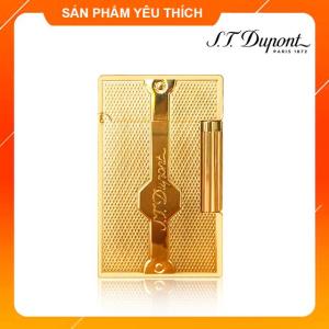 Hộp Quẹt Bật Lửa Dupont Vàng Kẻ Giữa Có Chữ Dupont D45V Dùng Gas Đá Cao Cấp  Thiết Kế Độc Đáo Tinh Tế Chất Lượng (KHÔNG CHỨA XĂNG GAS)