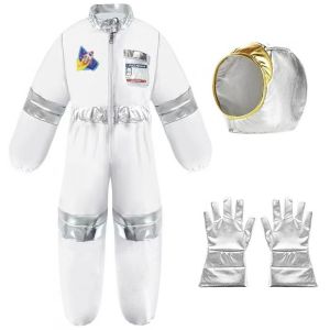 SIDSI Kids Pilot Costume Children Space Pilot Suit Astronaut Outfit Space Theme Pilot Role Play Costume Funny Fashionable Clothing Props Halloween Costume Set Halloween Birthday