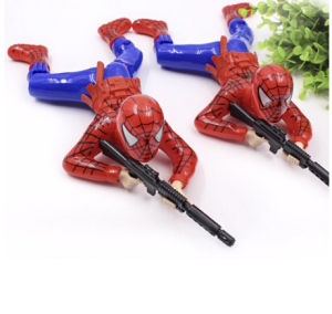 Đồ chơi Siêu Nhân Nhện Bò Trườn Bắn Súng đồ chơi siêu anh hùng có pin đèn phát sáng cho bé
