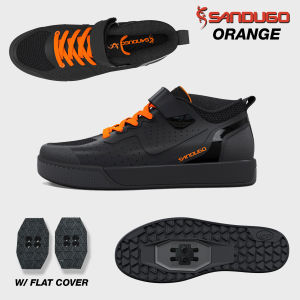 SANDUGO FREERIDER Cycling Shoes Bike MTB Apply to Mountain Bike Downhill Uphill & Indoor Compatible With SPD and Flat Pedal