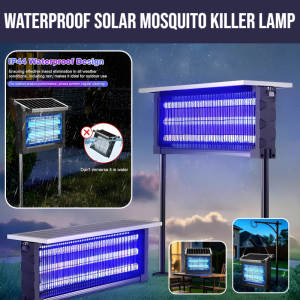 Outdoor Courtyard Garden Waterproof Solar Mosquito Killer Lamp Outdoor UV Solar Mosquito Zapper Hanging LED Bug Mosquito Killer Lamp