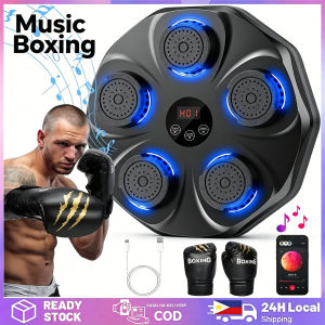 COD+Music boxing machine interactive boxing coach with boxing gloves wall-mounted electronic boxing target for adults and children