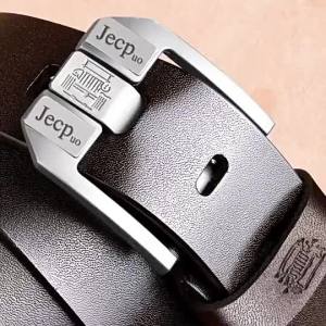 Mens Genuine Leather Belt jeepuo Pin buckle versatile best-selling denim jeans belt studded belt for men fashionable