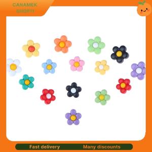 ❣️❣️❣️ 10Pcs 18 15mm Childrens Coat Colorful Flowers Shank Buttons For Kids Clothes Cute Shirt Sweaters Dress Decor Sewing Accessories