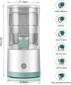 Konco Máy ép trái cây, Máy ép trái cây cho toàn bộ trái cây và rau quả Báo Chí lạnh máy ép trái cây chậm 200W cho rau cần tây Wheatgrass dưa hấu lá xanh Cà Rốt với máng rộng lớn | không chứa BPA. 