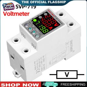 [Fuego Boxes] Current Protection Limit Relay Protector Wattmeter KWh Power Consumption 220V 40/63A Adjustable Over Under Voltage Protective Device