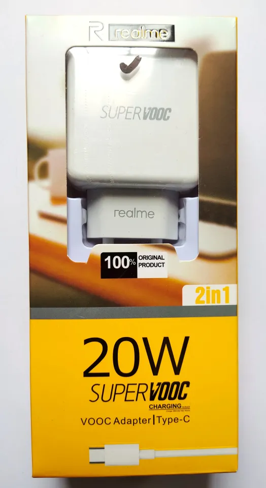 Realme 20W Type C Super VOOC Adapter Adaptor BARU Charger for Asus