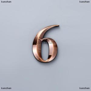 [COD] kunzhan 2.7-inch ABS Metal Sensing Number Plate 7cm Stereoscopic House Number Digital Door Head Stereoscopic Characters
