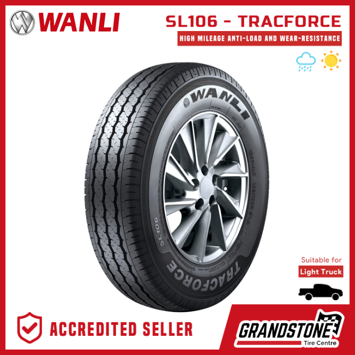 Wanli SL106 Tracforce Light Truck Tires Passenger Car Tires Rim 12