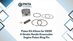 Piston Kit 43mm for GX50 4-Stroke Honda Grasscutter Engine Piston Ring Pin