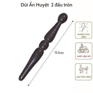 Dụng cụ day ấn huyệt bằng gỗ cẩm Cây dùi day ấn huyệt | Mỹ Nghệ Phương Chi