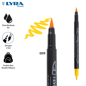LYRA Spidol / Pulpen Warna 1 Pcs Dual Tip 002 - 082 Aqua Brush Duo Spidol Kuas LYR-6520002