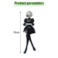 Action Figure Nier Automata Yorha NO.2 2B Model Duduk Anime Game Collectible. 