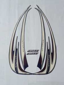 STIKER STRIPING STANDART HONDA SCOOPY STYLISH 2014/STIKER LIST MOTOR HONDA