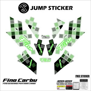 Stiker striping fino karbu - lama garfis variasi 025