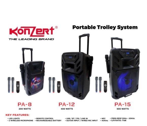 Konzert trolley best sale speaker pa 8