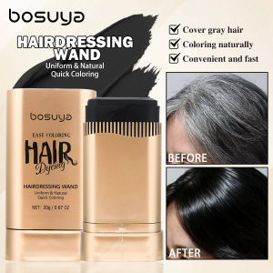 Hair Root Touch Up Stick Hair Dyeing Hairdressing Wand Classic Black Built-in Comb for Precise Root Coverage Waterproof and Sweat-resistant Coloring Naturally Convenient and Fast