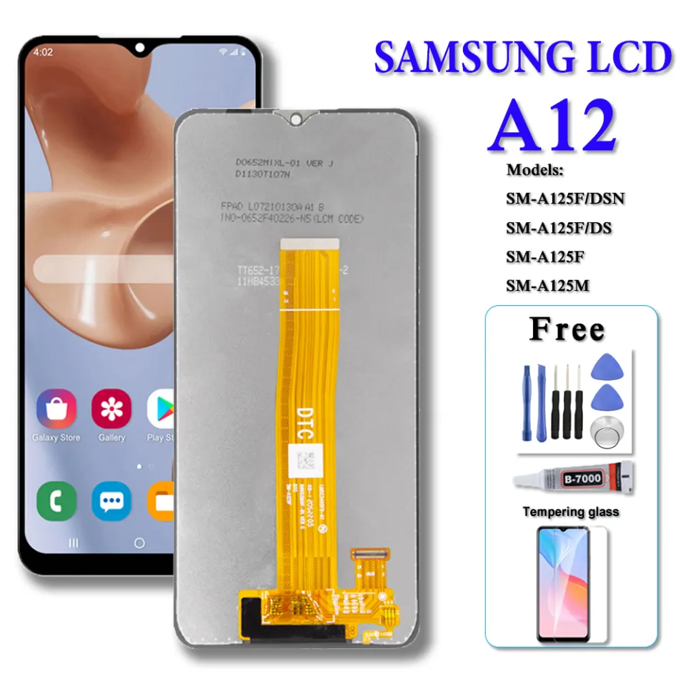 Original Lcd For Samsung Galaxy A12 SM-A125F/DSN SM-A125F/DS SM-A125F SM-A125M  LCD Display Screen Assembly Replacement | Lazada PH