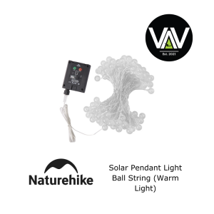 NATUREHIKE Solar Pendant Crystal Ball String Light (20 METRES)