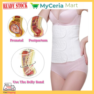 Maternal Cotton Postpartum Gauze Abdomen With Moon And Child Corset | Bengkung Bersalin Moden