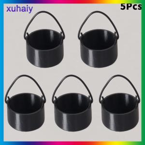 xuhaiy 4 5ชิ้นบ้านตุ๊กตาเตาแขวนขนาดเล็กสำหรับบ้านตุ๊กตาเตาไฟบ้านตุ๊กตากลางแจ้งแคมป์ปิ้งตกแต่งฉากตุ๊กตาอุปกรณ์ตกแต่งบ้าน