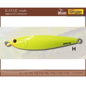 เหยื่อจิ๊ก KATAK Tonnam 15g 28g 40g 60g 80g ทรงลูกปลา มีให้เลือกลายสี Jigging Spectrum เหยื่อสปีดจิ๊ก
