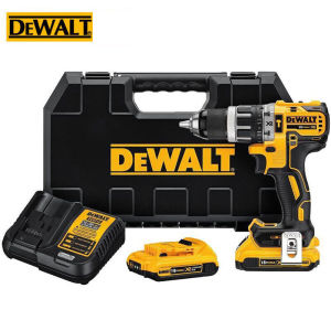 (Free replacement) DeWalt DCD791 Cordless Electric Screwdriver Electric Rechargeable Screw Driver Impact Drill 20V multifunctional electric drill Comes with 2 batteries