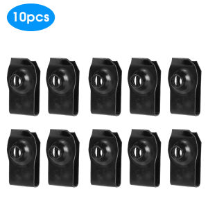 20ชิ้นตัวโบลท์รถยนต์และคลิปรูปตัวยู M6ฝาปิดเครื่องยนต์อันเดอร์เทรย์การ์ดบังโคลนสกรูหมุดย้ำตัวยึดกันชน