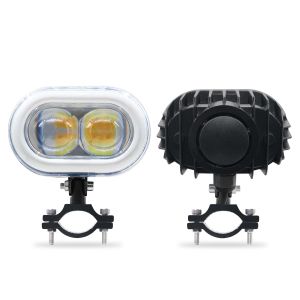 Motorcycle Mini Driving Light With Horn 60W Pair Of Spotlight