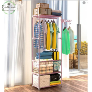 Simple Clothes Storage and Hanger Rack