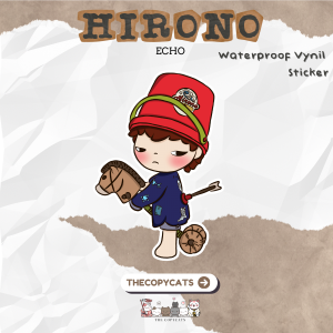 Hirono Echo Vinyl Stickers for tumbler laptop cars waterproof non-fade scratch-proof