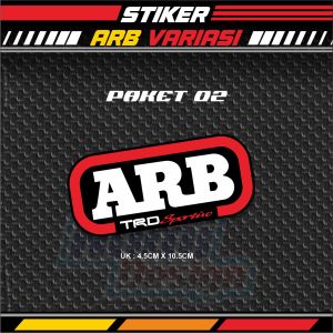 Stiker ARB TRD sportivo variai warna