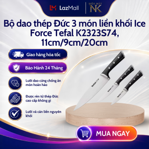 Bộ dao nhà bếp TEFAL Ice Force Messerblock 5 món + kệ K232S574 | 4 món K2324S74 | 3 món K2323S74
