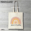 iPRINTph Tote Bag Personalized (with or without zipper canvas 13x15). 