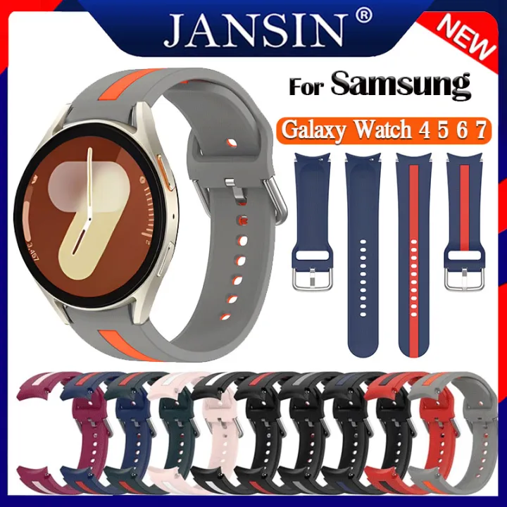 For Samsung Galaxy Watch 40mm 44mm Smart Watch Bracelet Silicone No  Gap Strap Galaxy Watch Classic 47mm 43mm Pro 45mm Original Replacement 