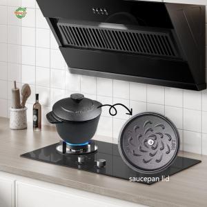 หม้อหุงข้าวเหล็กหล่อข้าวสตูว์ข้นหม้อปรุงข้าวที่เข้ากันได้[Winnereco World]