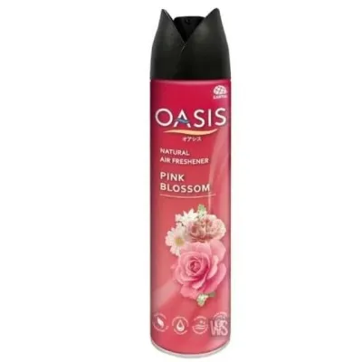 OASIS NATURAL AIR FRESHENER 320ML - LIVELY GREEN/PINK BLOSSOM/RELAXING PURPLE