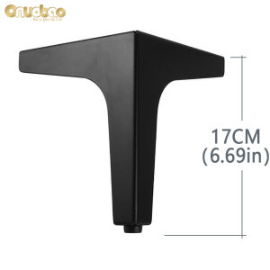 Onuobao Wrought Iron Right-angled Three-legged Furniture Legs Three-color Simple Triangle Sofa Legs Nordic Style Sofa Legs Metal Coffee Table Legs Cabinet Legs Bed Legs