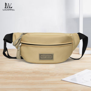 LouisWill Mens Chest Bag Fashion Outdoor Bag Travel Bag Cross Body Bag Waist Bag Lightweight Waterproof Fitness Bag Money Phone Chest Bag for Workouts Sports Outdoor
