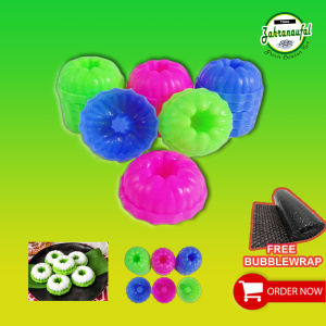 PROMO 12 PCS CETAKAN KUE  | PUTU AYU | APEM | PUDING | BOLU KUKUS MOTIF BULAT BAHAN PLASTIK