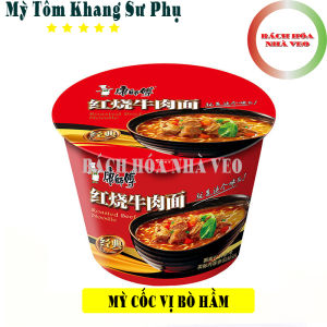 1 Cốc Mỳ Bò Hầm Cay Hiệu Khang Sư Phụ Mỳ Tôm Trung Quốc Siêu Ngon - Date 11/2024