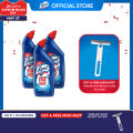 Lysol Antibacterial Toilet Bowl Cleaner Original 700 ml Set of 3. 