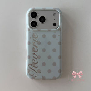 For iPhone 17 Pro Max Case TPU Polka Dot Phone Case For iPhone 18 Pro Max 17 16 Cover Aesthetic Korean Cute