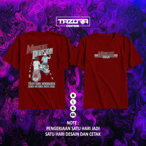 Kaos MARKAS DIVISION V2 / Kaos Kata Kata / Kaos Keren / Kaos Viral / Kaos Distro Murah / Kaos Pekerja Keras / Kaos Profesi Keren Bisa Cod TAZORA CUSTOM