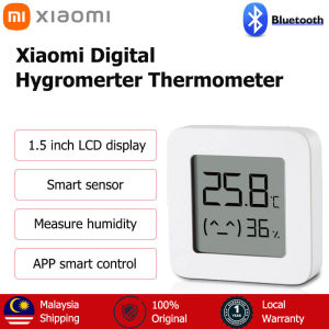 Xiaomi Mijia Bluetooth Digital LCD Temperature Humidity Sensor Monitor 2 Smart Digital Thermometer Hygrometer Humidity Meter LCD Screen
