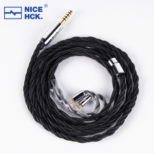 NICEHCK BlackDawn HiFi Wire Silver Plated Taiwan OFC Material In Ear Monitor Cable MMCX/2Pin/QDC for Glacier Mega5-EST NX8 IEM